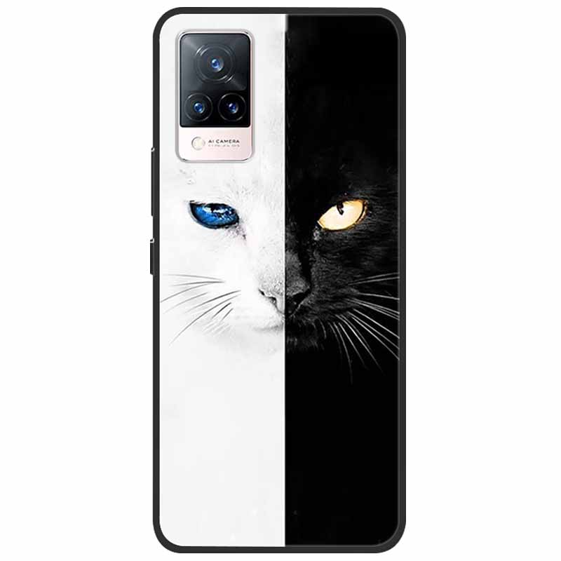Miękkie Silikonowe Etui Na Telefon Dla vivo V21 5G 4G V21E V2027 Y11S Y12S V20 V2025 V 21E TPU Coque Pokrowiec Dla Vivo V 21e 21 Ochronne