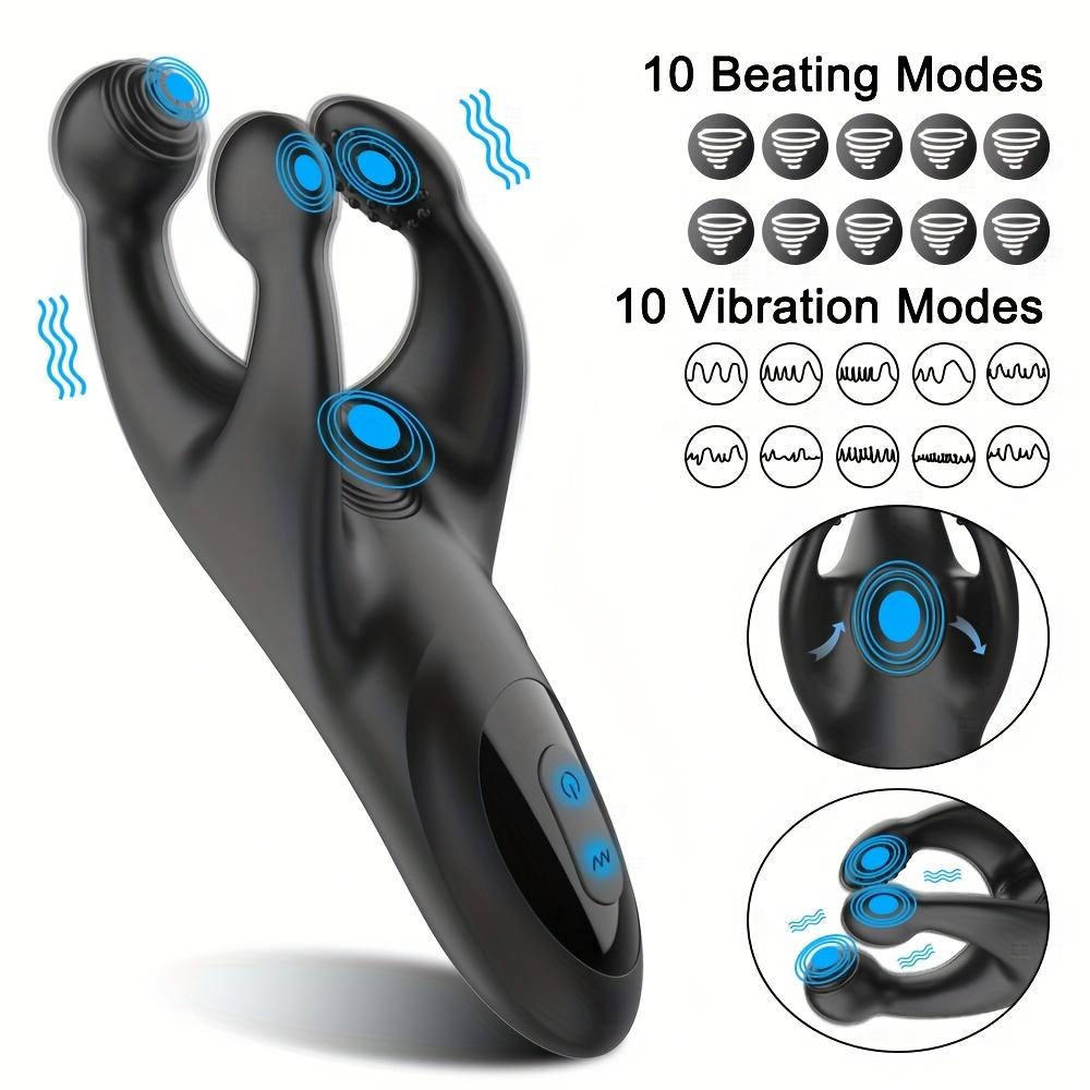 Glans Vibrator Electric Penis Massager Delay Trainer Exerciser Vibrating Male Masturbator Stimulator Adults Sex Toys for Men 18+