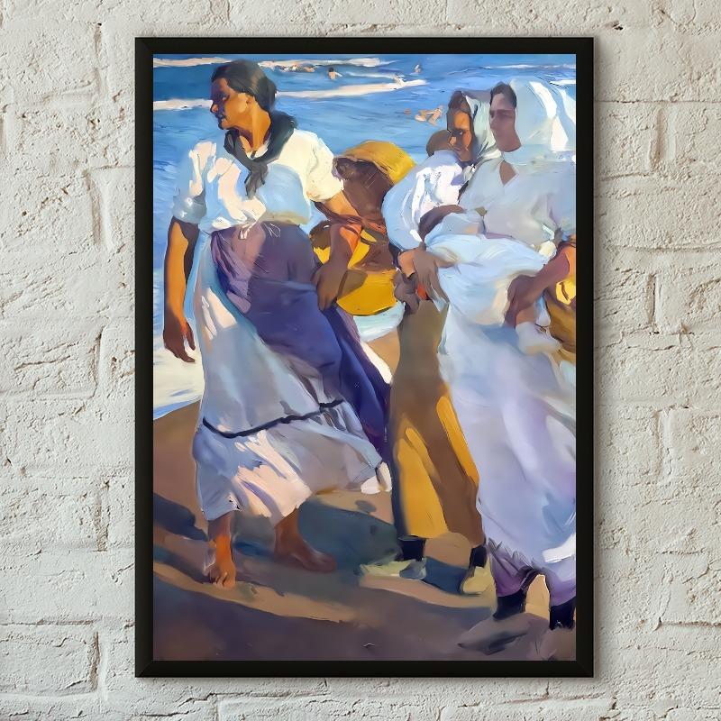 

1 шт. Испанский Хоакин Соролья Работы Постер Постер Бумага Принт Дом Гостиная Спальня Прихожая Бар Кафе Искусство Живопись Украшение 21cm×30cm NoFrame