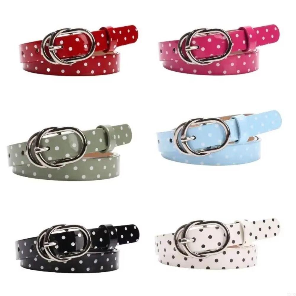 Millennial-Style Y2K Belt PU Leather Skirts Waistband Trend Retro Thin Belt Jeans Accessories