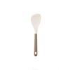 Heat-Resistant Silicone Kitchenware Set: Spatula, Soup Ladle, Slotted Spoon, Rice Spoon, Frying Pan Scraper, Oil Brush, and Flour Grabber.