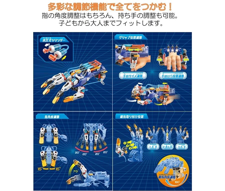 [Limited Edition, Officially Licensed in Japan] Elekit Cyborg Hand MR-9112 Craft Kit with Elekit General Catalog