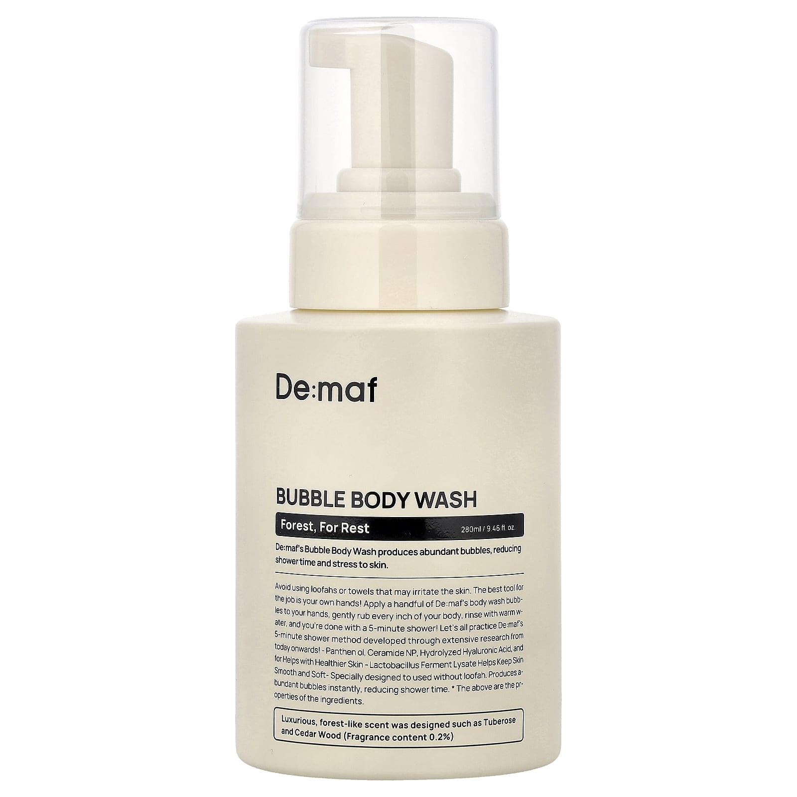 

из:maf Гель для душа Bubble Body Wash, Лес, Лес, 280 мл (9,46 жидких унций)