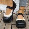 Uniform small leather shoes women's spring thin Mary Jane retro with skirt Lolita Melulu shoes
