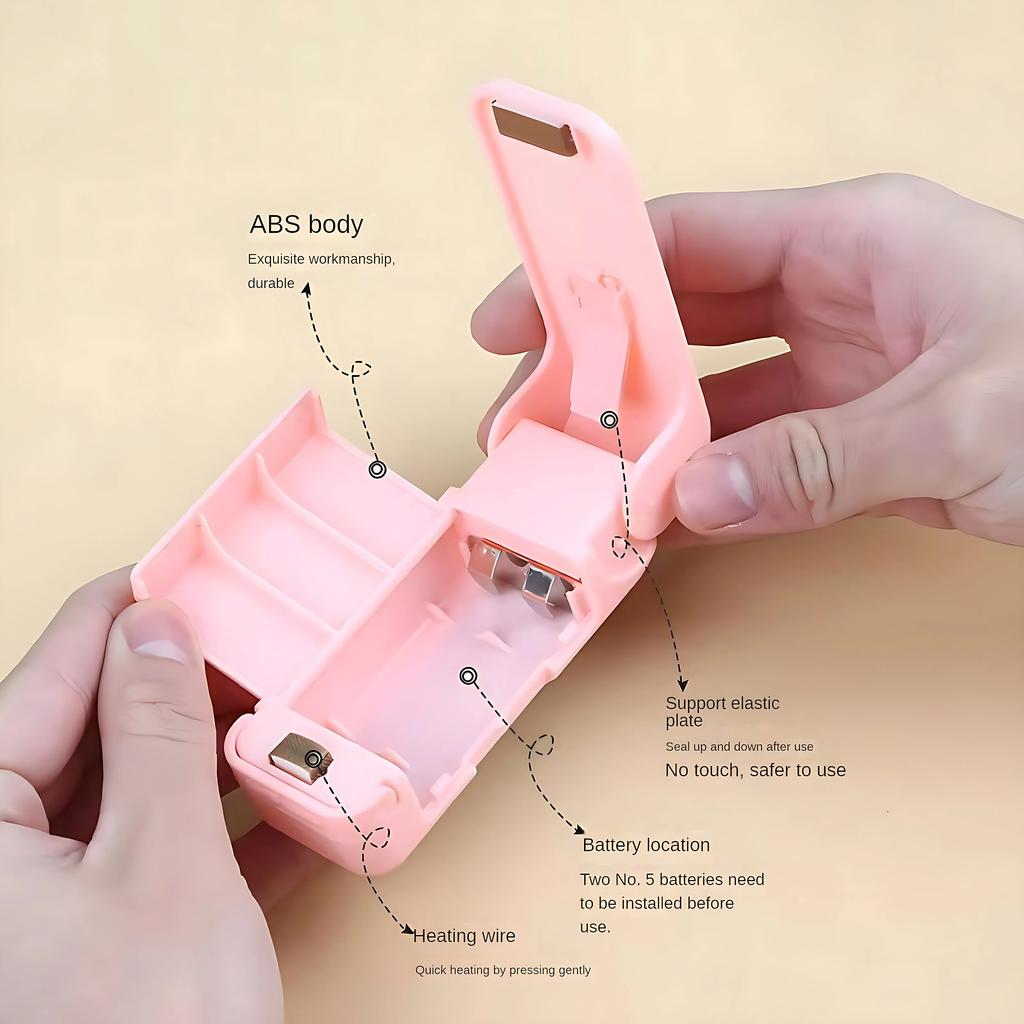 Food preservation portable mini snack sealing machine Hand pressure snack plastic bag small sealer bag sealing machine
