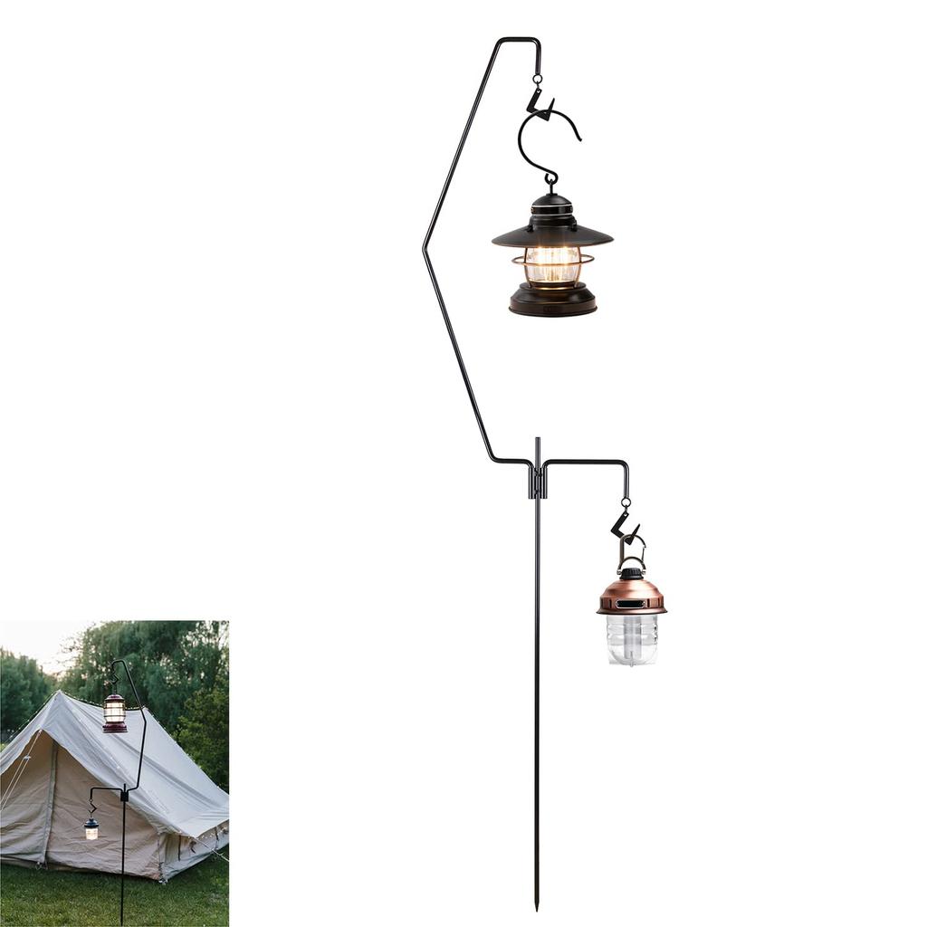LYIYI Lantern Stand, Detachable Lantern Stand, Lamp Tripod, Camping Lamp Bracket, Lamp Holder