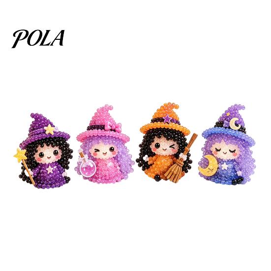 DIY Beading Kit Glowing Fantasy Spirits Bead Kit, 3D Mini Elf Craft Set, Handmade Art Creative Embellishments Ornament with Instruction, Relaxing