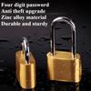 Waterproof 4-Digit Password Lock Safe Metal Code Lock Portable Number Combination Padlock  Suitcase