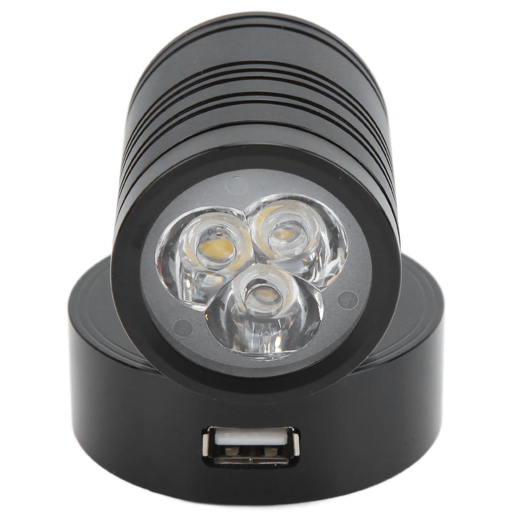 LED RV Reading Lamp Warm White Light Touch Dimmer 12?30V 3W for Bedroom Cabin Truck Trailer Boat