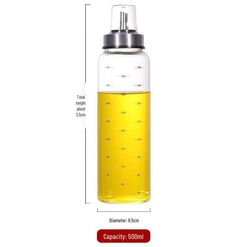 UOSU Glass Oil & Vinegar Dispenser Set