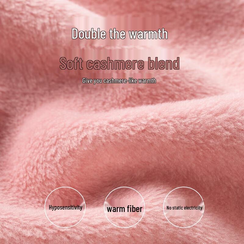 Hengyuanxiang Women's Cashmere Blend Thermal Underwear Set