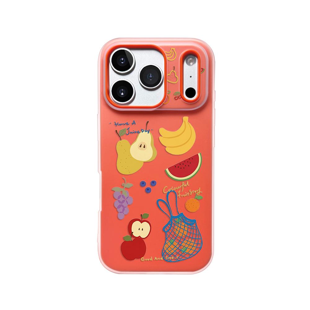 Fruit Bag Suitable for Apple Oppo Matte Huawei MATE80 Mobile Phone Case iPhone16/17Pro Premium Sense