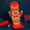 3D Folding 2025 Snake Year Red Envelopes Traditional Good Luck Red Pocket  Kids Gift