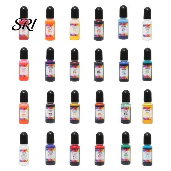 Epoxy Resin Color Pigments 10ml Dye Highly Concentrated Colorant Liquid Coloring for DIY Crafts Pigment AB Jewelry Making And Craft