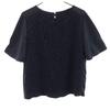 ESTNATION Unused Short Sleeve Blouse 38 Black Tagged Women Used