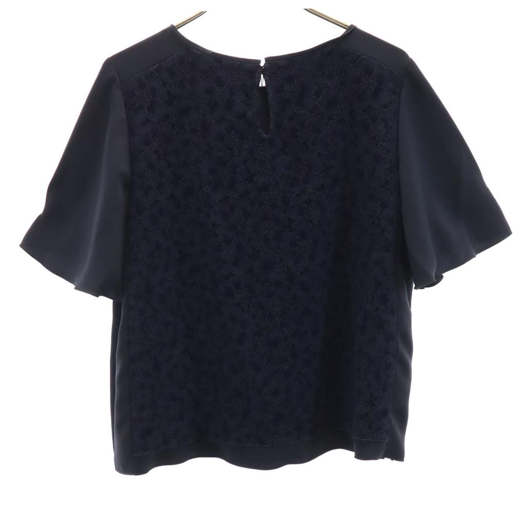 ESTNATION Unused Short Sleeve Blouse 38 Black Tagged Women Used