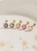 Minimalpiercing [0.8Mm] 14K Internal Moissanite Diamond Imperial Labret Piercing