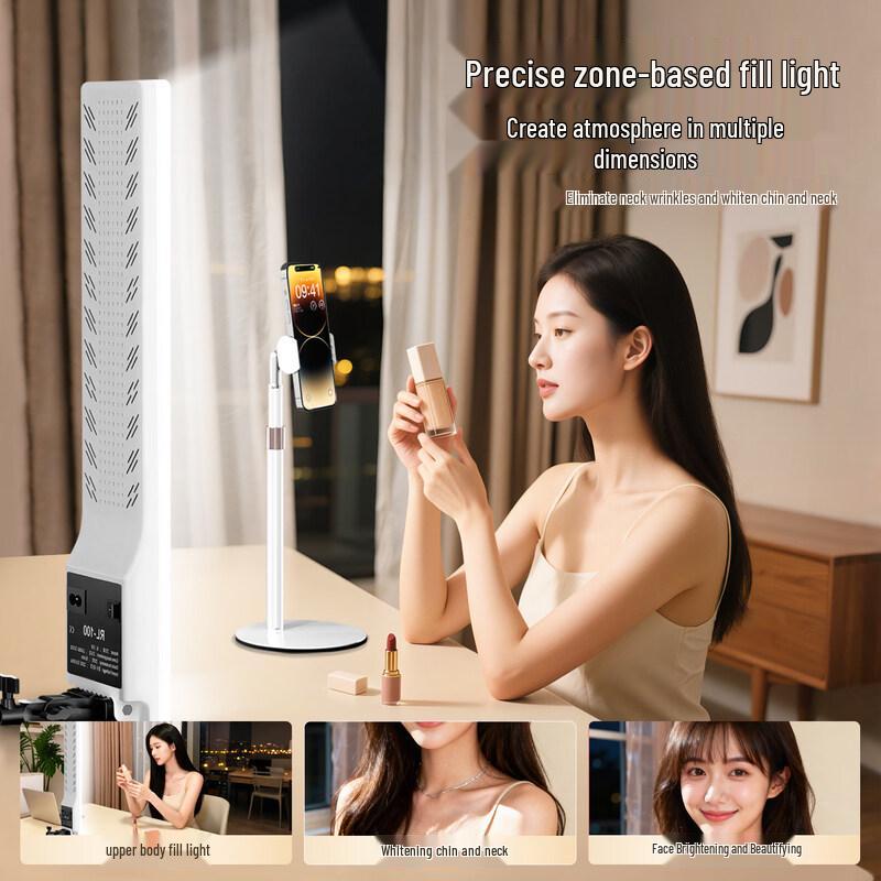 OLOEY 58CM LED Fill Light with 2M Tripod for Live Streaming