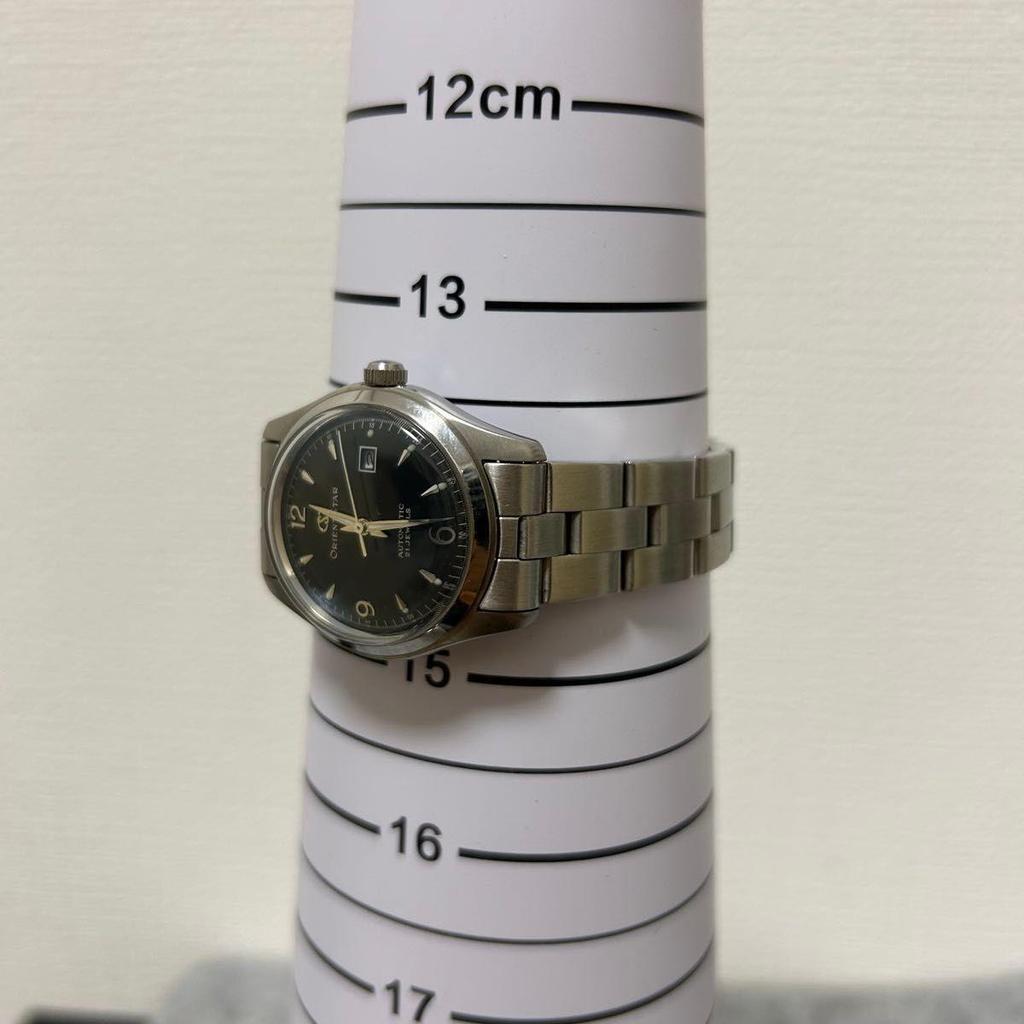 Used Orient Star Automatic Winding NR0R-00 CS Black Dial Arabic Index See-Through Back ORIENT STAR