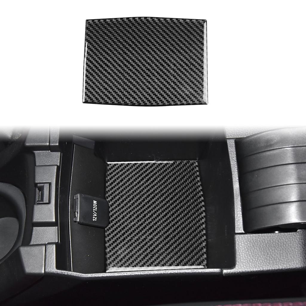 Carbon Fiber Armrest Storage Box Panel Car Interior Accessories Cover Trim Sticker Modification For Toyota Corolla —2024