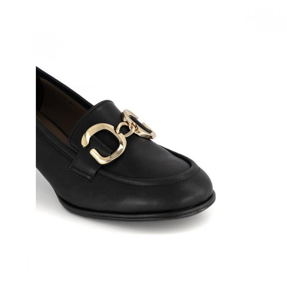 Daks Women S Loafer 5cm Round Toe Buckle Decoration Dlf515ka10