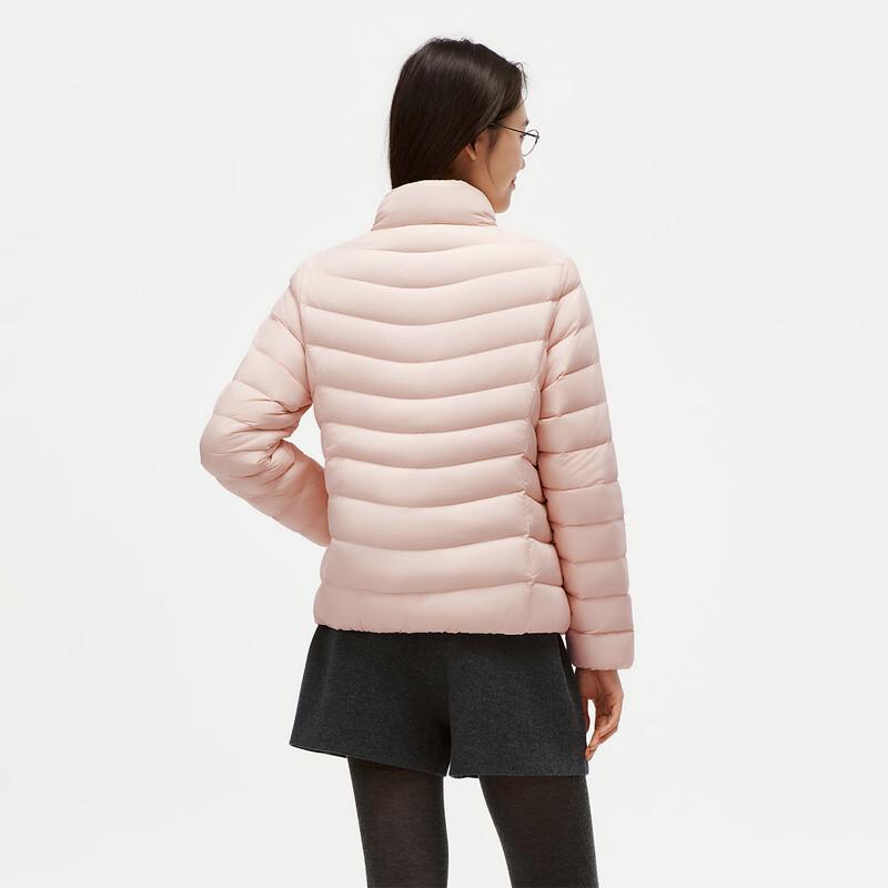 Tanboer Women's Lightweight Stand Collar Short Down Jacket TB60330266