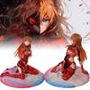 Neon Genesis Evangelion Asuka Langley Soryu Sitting Posture Figurine Anime Model