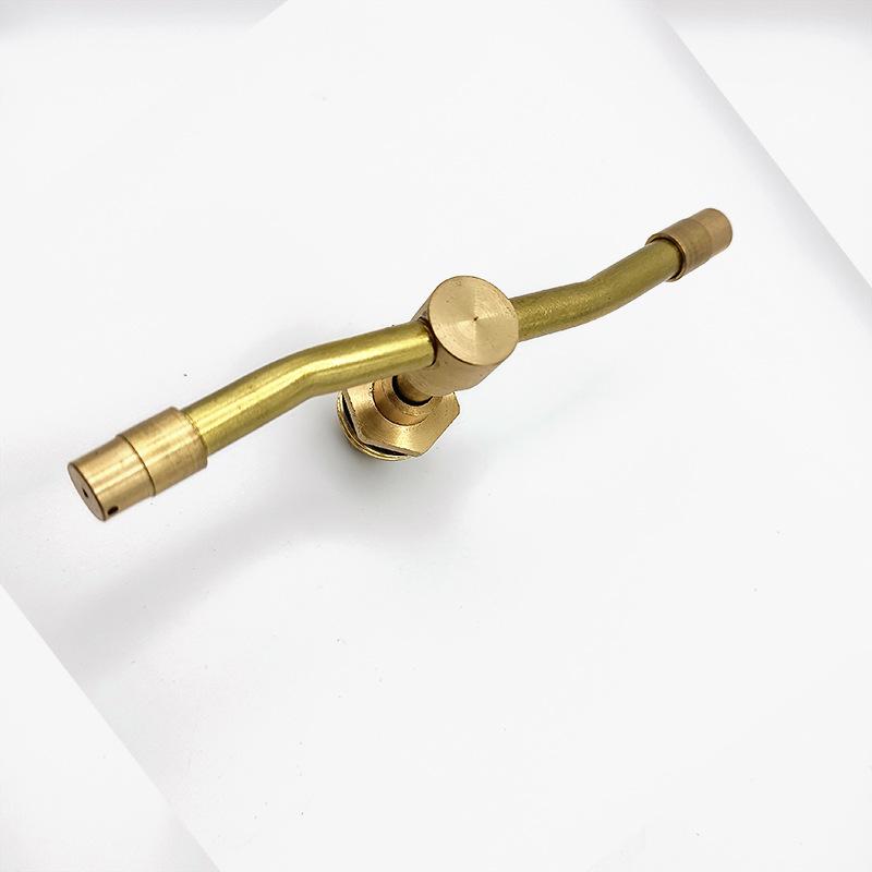 Copper Triple and Quad Pronged 360° Rotating Garden Sprinkler