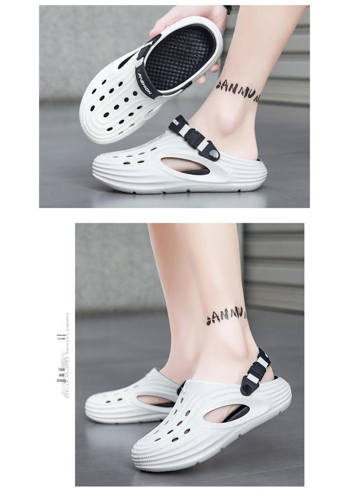 Men's 2026 Non-slip Clog Sandals - Summer Closed-toe Outdoor Beach Slippers
