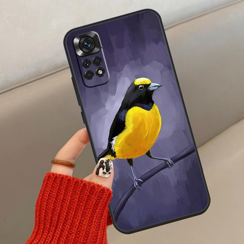 Lovely Birds Hummingbird Phone Case For Xiaomi Redmi Note 8 9 10 11 12 Pro 11S 10S 9S 8T Redmi 10A 10C 9A 9C Cover