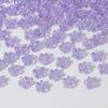 ZW08 ABCai 100pcs 7mm Plating Color Acrylic Flower Charm Beads Tiny Mix Shiny Spacer Bead Jewelry Making Diy Bracelet Material