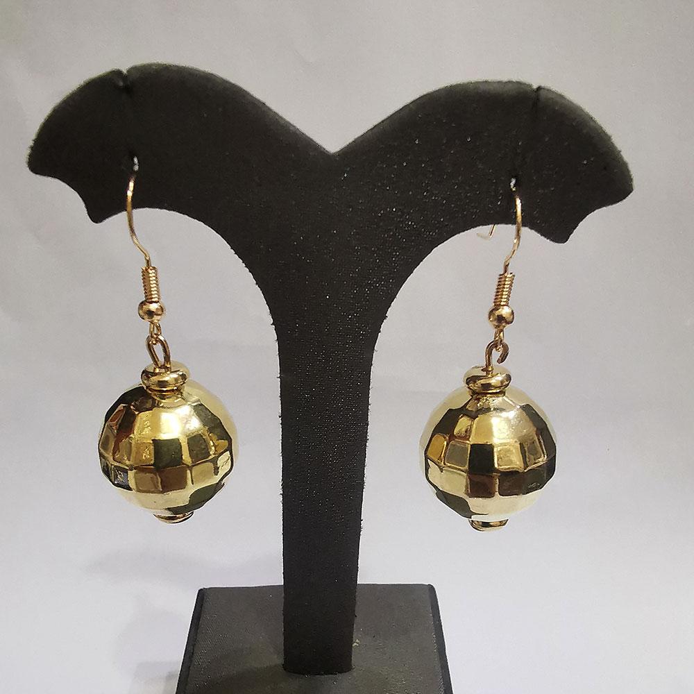 Stylové Retro Náušnice s přívěskem Disco koule Šperk k Valentýnu Dárek