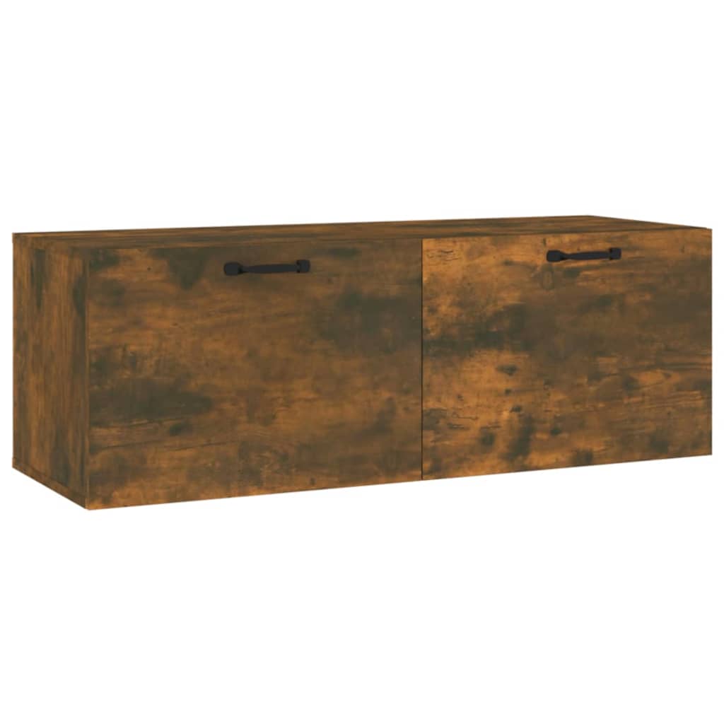 vidaXL Wandschrank Räuchereiche 100x36,5x35 cm Holzwerkstoff