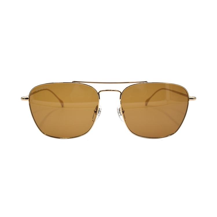GUCCI Eyewear Aviator Frame Holiday Travel Sunglasses GG1183S Men's Gold/Dark Brown