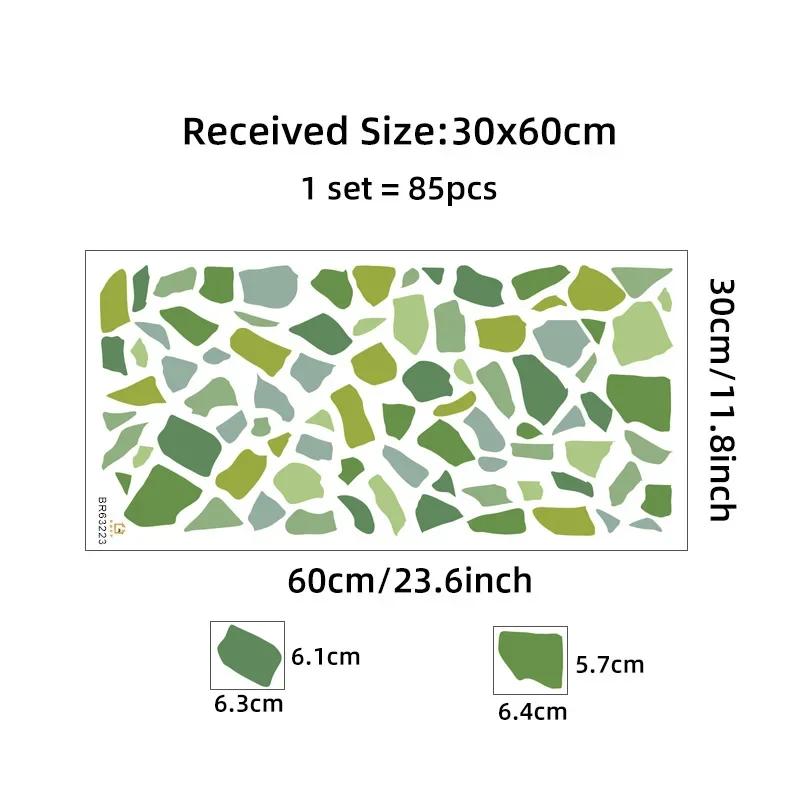 

Наклейки на стену с рисунком терраццо, неправильной формы камня, для гостиной, спальни, ванной комнаты, декоративные наклейки на стену, домашний декор, фрески 30CMX60M 1pcs