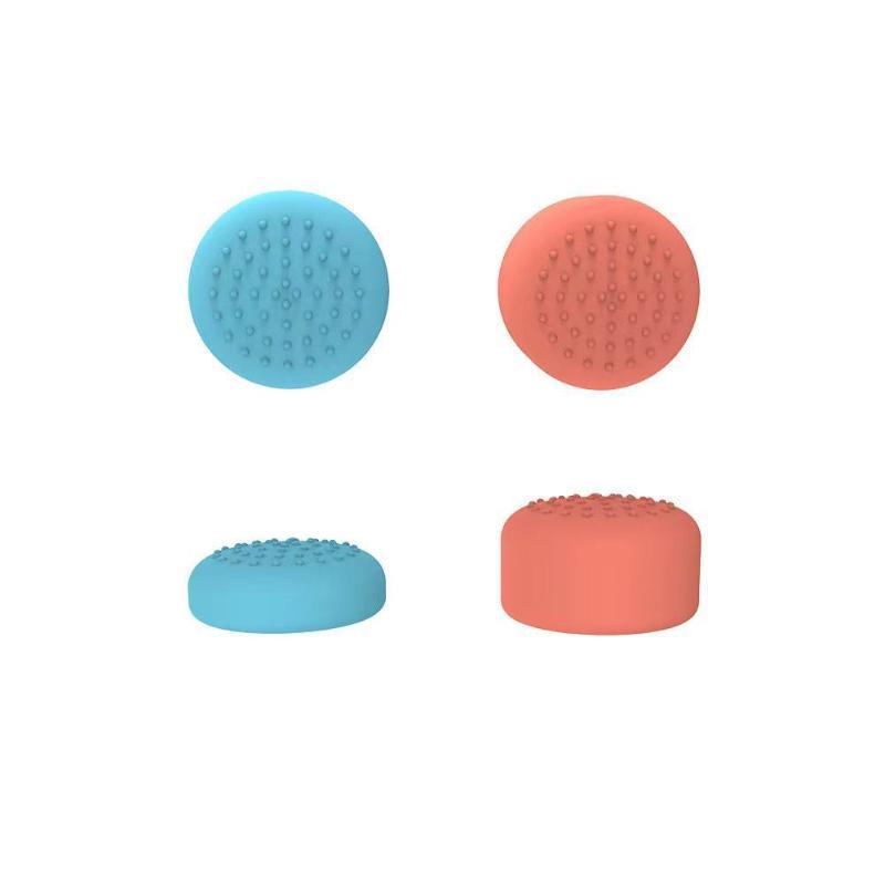 4/8Pcs Silicone Thumb Grip Caps Non Slip Textured Easy Install for All Gaming Controllers Family Party Gaming Use