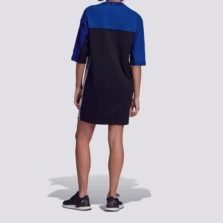 Adidas Originals Short Sleeved Dress Women's Collegiate Blue (Unisex) Short-Sleeved Dresses FL0035