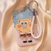 SquarePants And Patrick Hard Card Holder Meal Card, Bus/ Travel Card, Access Card, ID Card Lanyard With Keyring, Sentimental Card