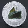 Titanic-mynt, 1912-2012, silverpläterad minnesmedalj, minnesmynt, Drottningens mynt, hantverkspresent, Julklapp, Julklappsstoppare