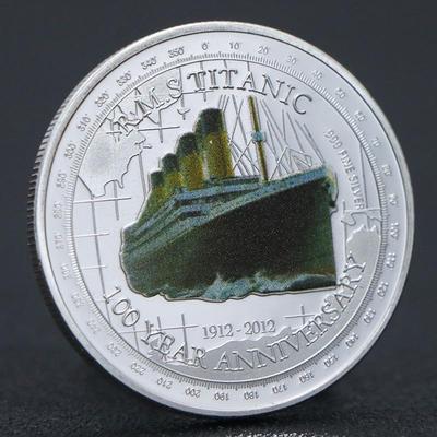 Titanic Coin, 1912-2012, Silver Plated Commemorative Medal, Commemorative Coin, Queen's Coin, Craft Gift, Christmas Gift, Stocking Stuffers