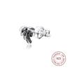 100% 925 Sterling SilverSingle Stud Earrings for Women Earrings Women Silver 925 Jewelry