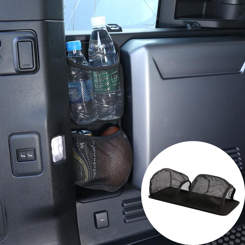 Oxford cloth Black Trunk side Storage mesh bag Storage bag Car styling For Land Rover Defender 90 110 2020-2026 Accessories