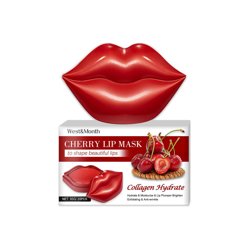Cherry Jelly Lip Mask Moisturizing Nourishing Smooth Reducing Lip Wrinkles Improve Dryness Remove Dead Skin Exfoliating Lip Care