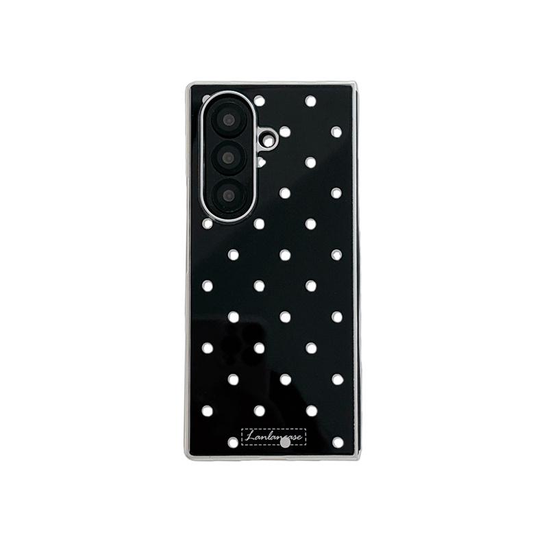 New 2026 Cute Kawaii Polka Dot Phone Case For Samsung Galaxy Z Fold 7 6 5 Foldable Shockproof Protective Cover For Girls