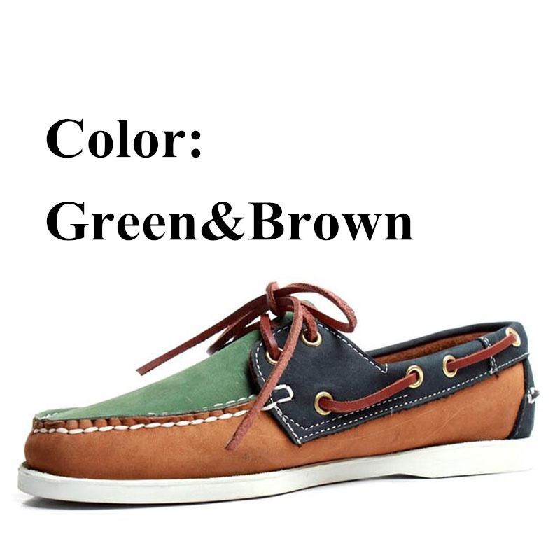 Docksides Klassische Bootsschuhe für Herren und Damen aus echtem Leder, Übergröße, Marineblau, Schwarz, Braun, Marke, flache Halbschuhe, A047