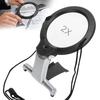 26X Dual LED Reading Magnifier Handheld Neck Wearing MultiFunction Table Working Magnifying Glass