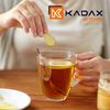 KADAX Szklanki 350ml Zestaw Do Herbaty Kawy Z Uchem
