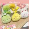 Plush Biu Charming Biu Animal Head Keychain Colorful Cartoon Pendant Keychain