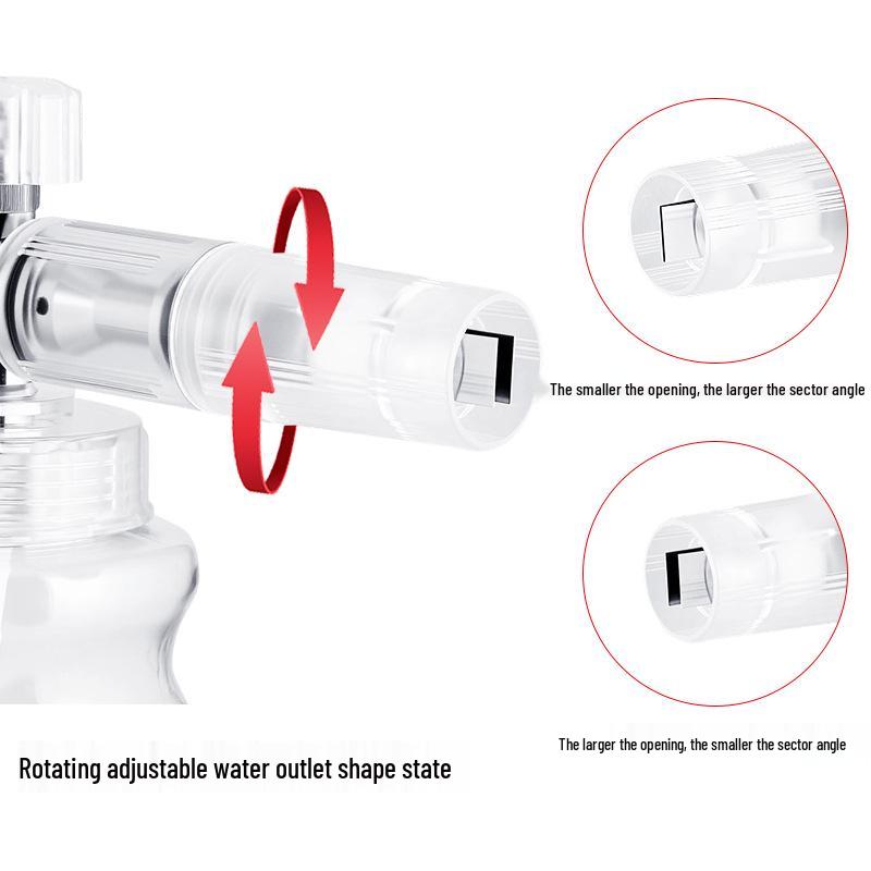 High-Pressure Adjustable Foam Pot Sprayer with 1/4 Quick Connect