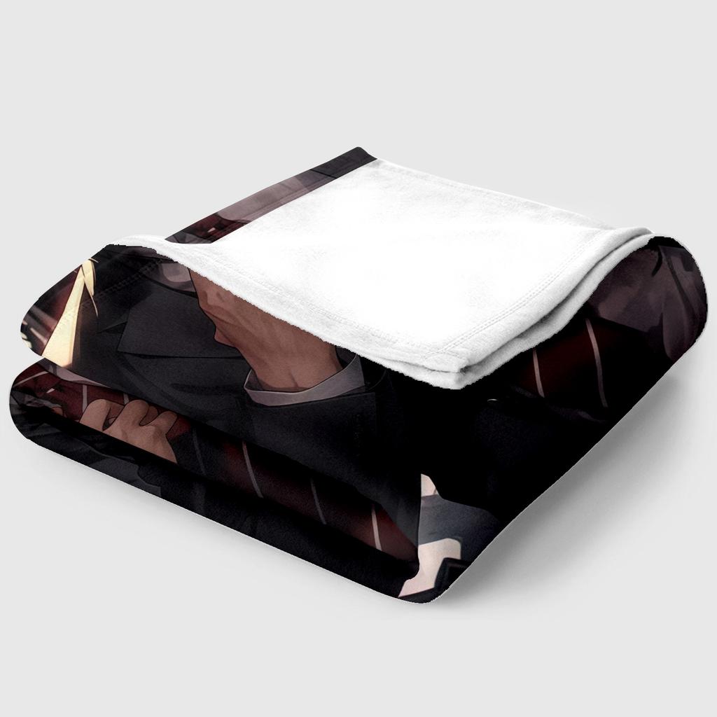 Light Yagami Print Thin Flannel Blanket for Bedrooms,Living Rooms,Sofas Blankets,Lunch Breaks,blankets Fluffy Blanket